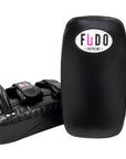 FUDO Supreme Black Curved Muay Thai Kick Pads